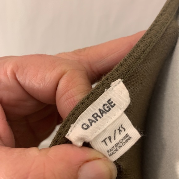 Garage Hunter Green Sleeveless Romper XS - Picture 7 of 8